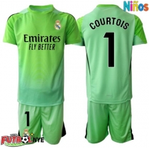 Camiseta Real Madrid Thibaut Courtois #1 Portero Visitante Equipación para niños 2025-26 manga corta (+ pantalones cortos)